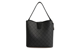 Lucky Bees Bolso tipo cubo 328 v2 Gris y Negro